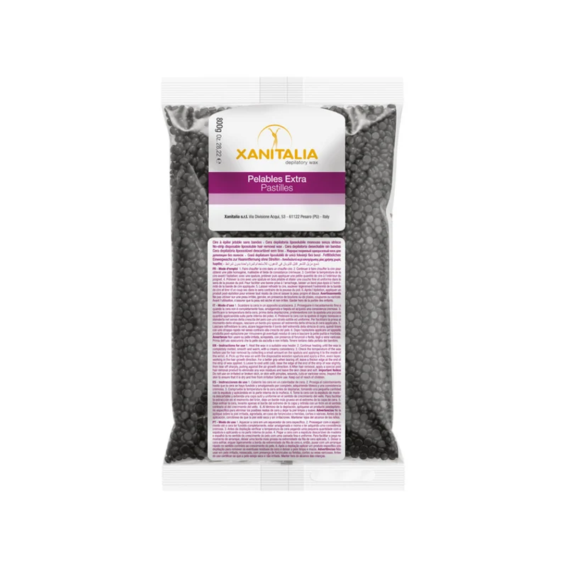 Xanitalia Cera Gocce Extra Black 800g Cera Depilatoria Pelabile