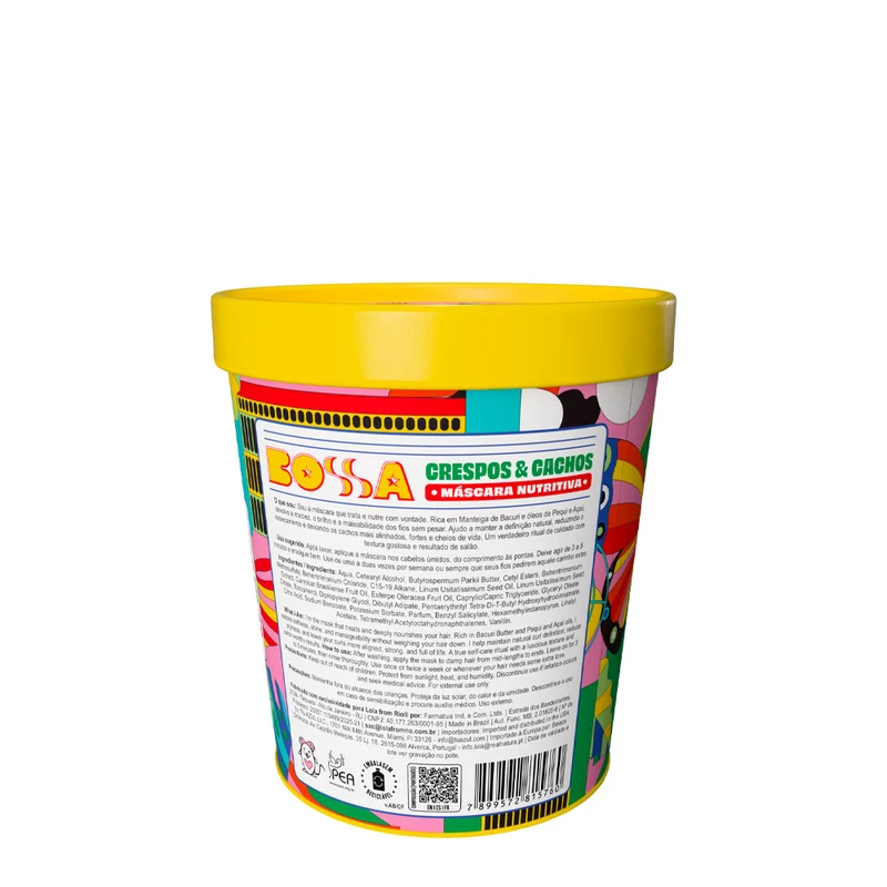 Lola From Rio Bossa Crespos & Cachos Máscara Nutritiva 450gr - maschera nutriente