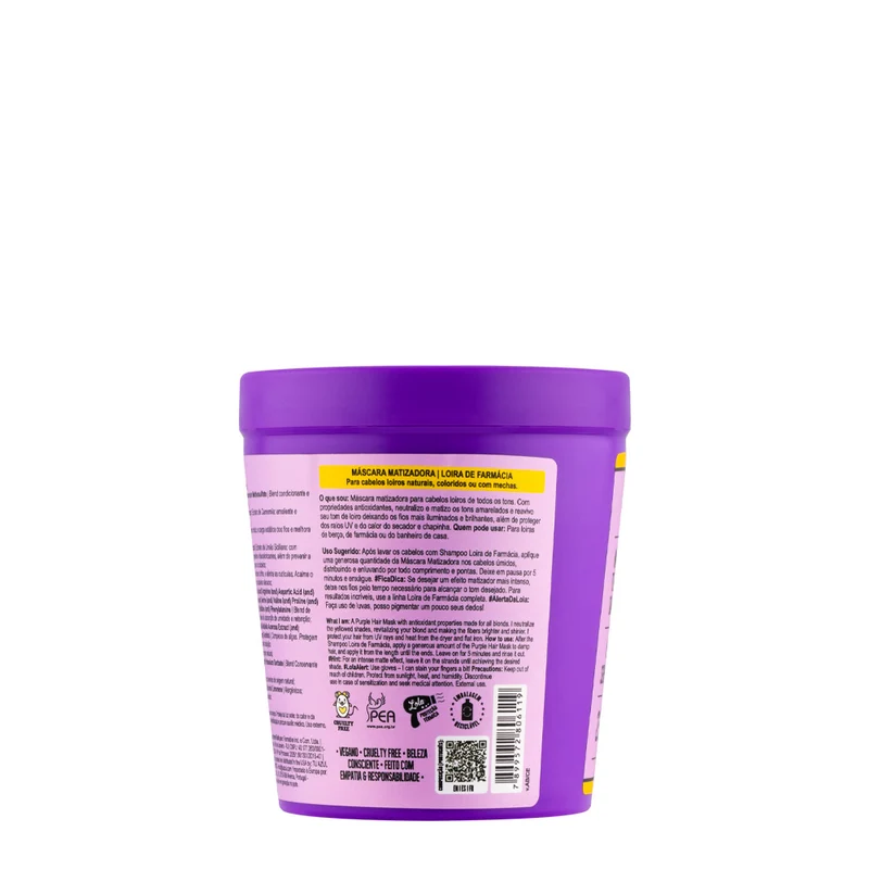 Lola From Rio Loira de Farmácia Máscara Matizadora 230gr - maschera antigiallo