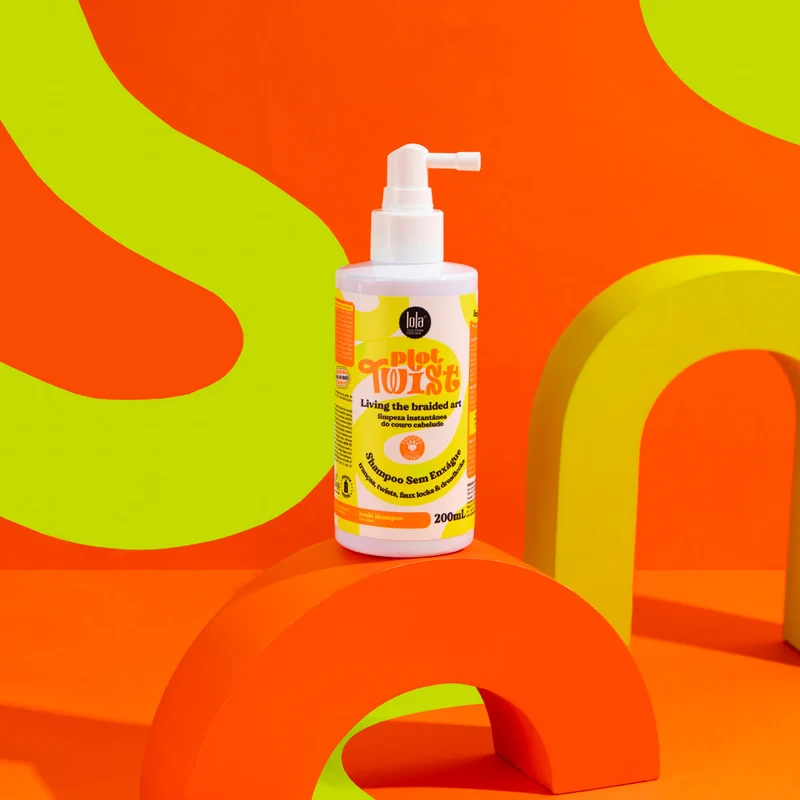 Lola From Rio Plot Twist Living The Braided Art Shampoo Sem Enxágue 200ml - shampoo secco