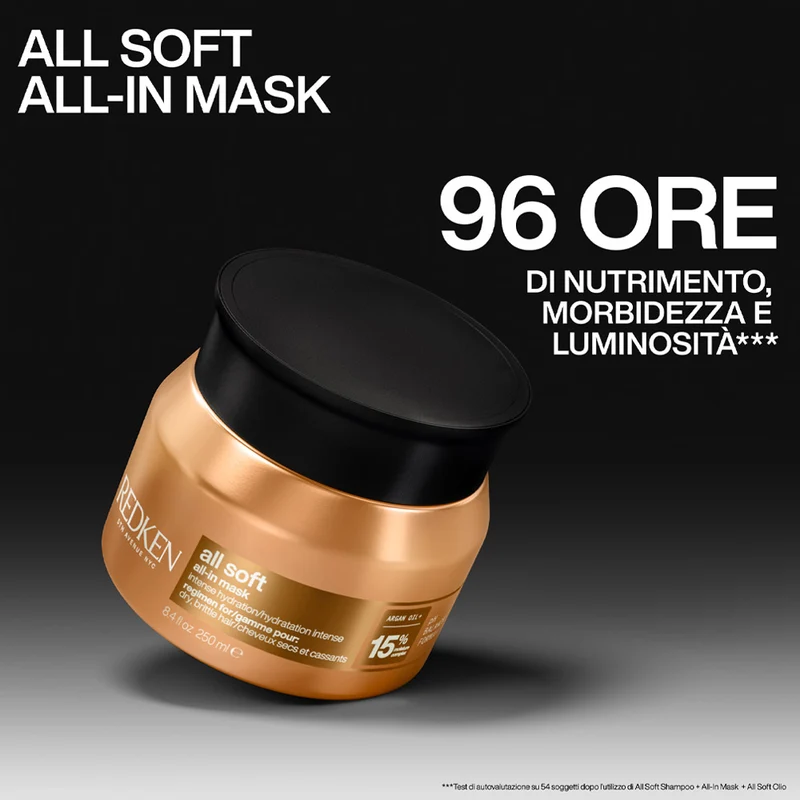 Redken All Soft All In Mask 250ml - maschera capelli secchi