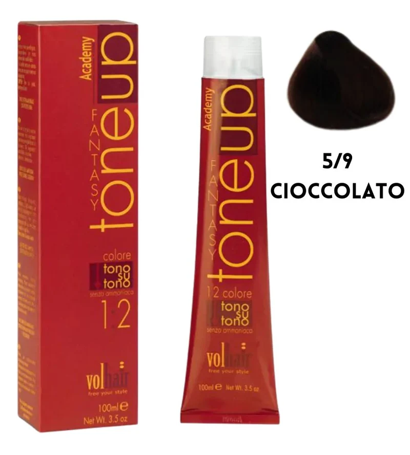 Tintura Tone Up Volhair Academy 100ml 5/9 Cioccolato