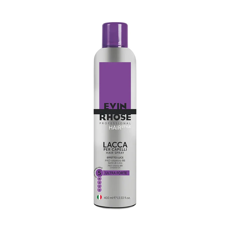 Evin Rhose Lacca Per Capelli 5 Ultra Forte 400ml