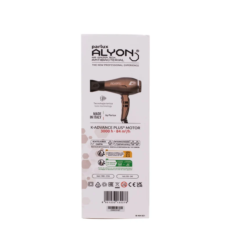 Hair Gallery Resi Come Nuovi Parlux Alyon Air ionizer tech Eco friendly Bronzo - confezione lievemente danneggiata