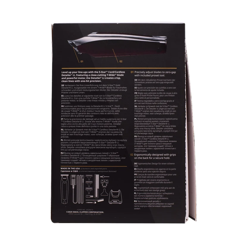 Hair Gallery Resi Come Nuovi Wahl Trimmer Detailer Li - confezione danneggiata