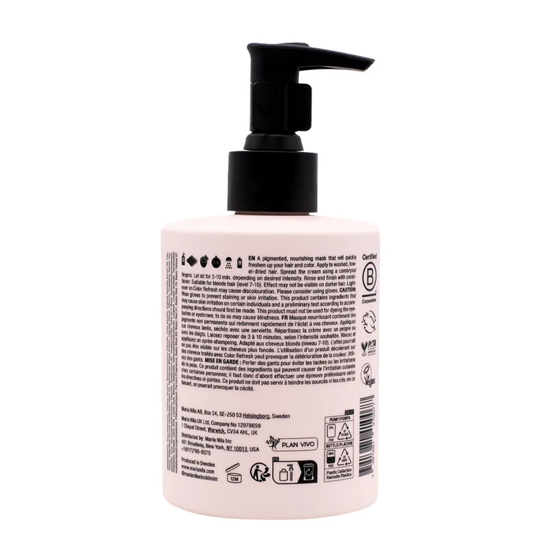 Maria Nila Colour Refresh Pink Peach 300ml - maschera colorata