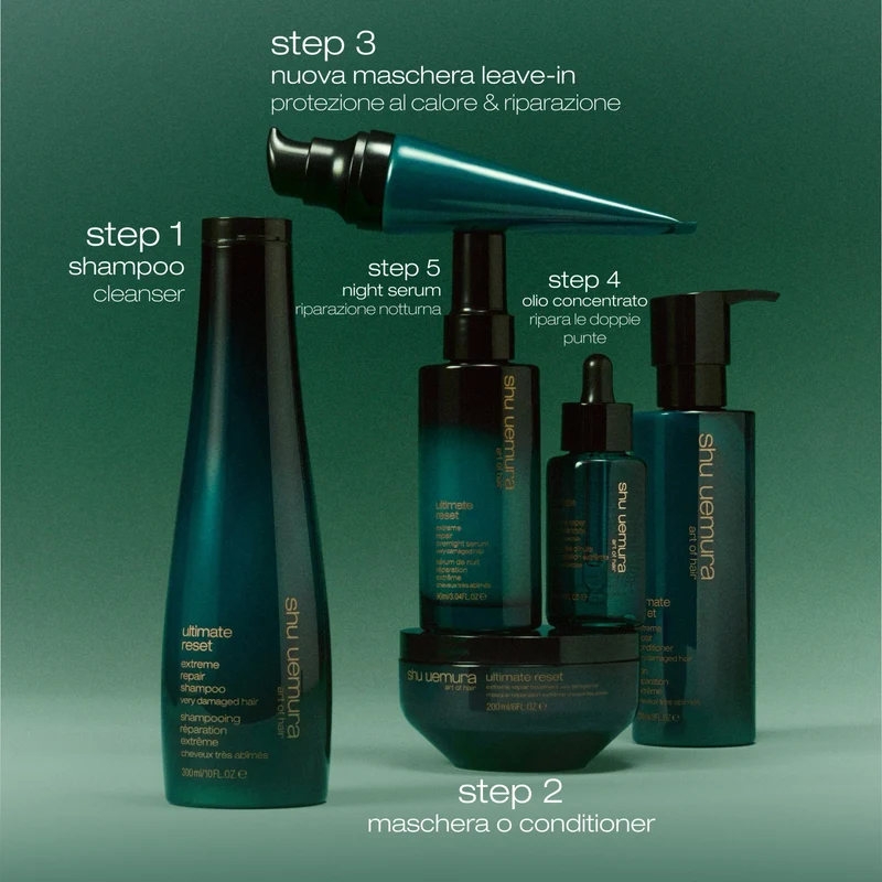 Shu Uemura Ultimate Reset Leave-In Mask capelli danneggiati 90ml