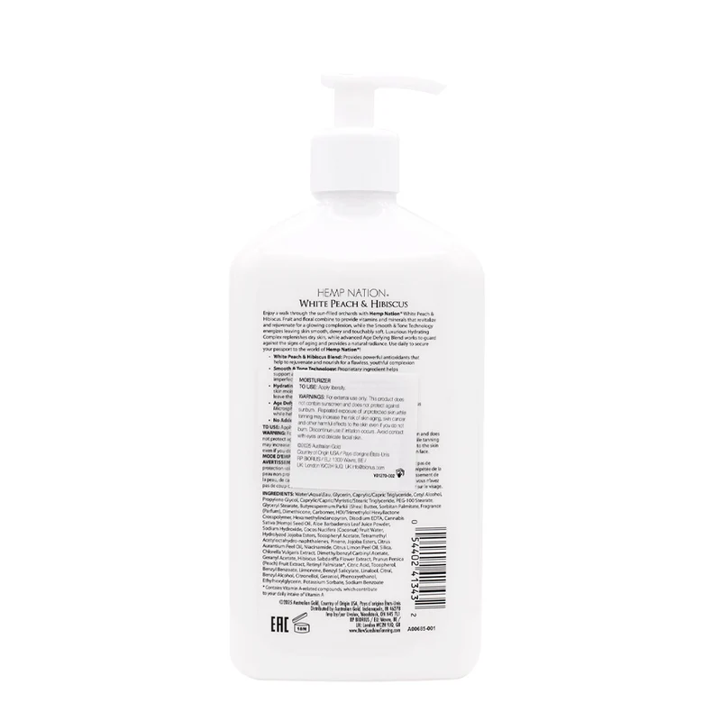 Australian Gold Hemp Nation White Peach & Hibiscus Moisturizing Tan Extender 532ml - doposole idratante