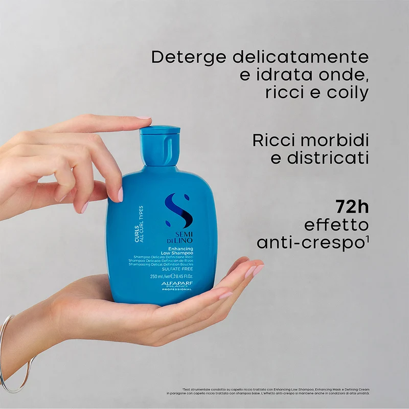 Alfaparf Milano Semi di Lino Curls Low Shampoo 250ml - shampoo capelli ricci