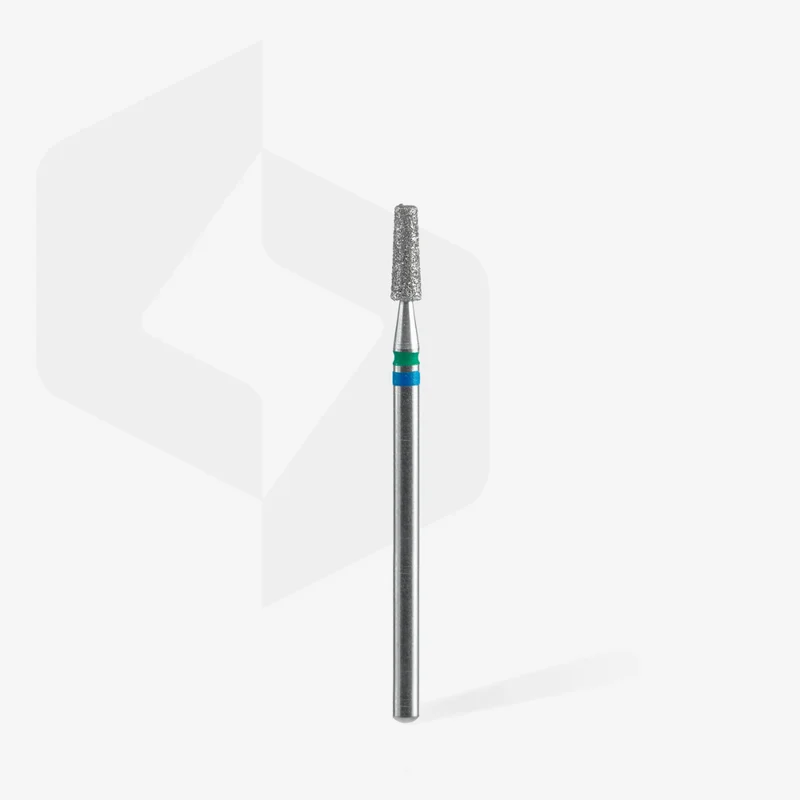 Staleks Punta Diamantata DUO Cono Blu-Verde Expert – Ø 2,5 mm / 8 mm