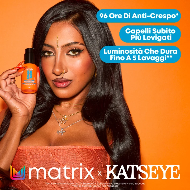 Matrix Haircare Mega Sleek 96h Anti-Frizz Topcoat 50ml - siero termoprotettore anti crespo