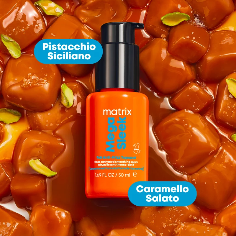 Matrix Haircare Mega Sleek 96h Anti-Frizz Topcoat 50ml - siero termoprotettore anti crespo