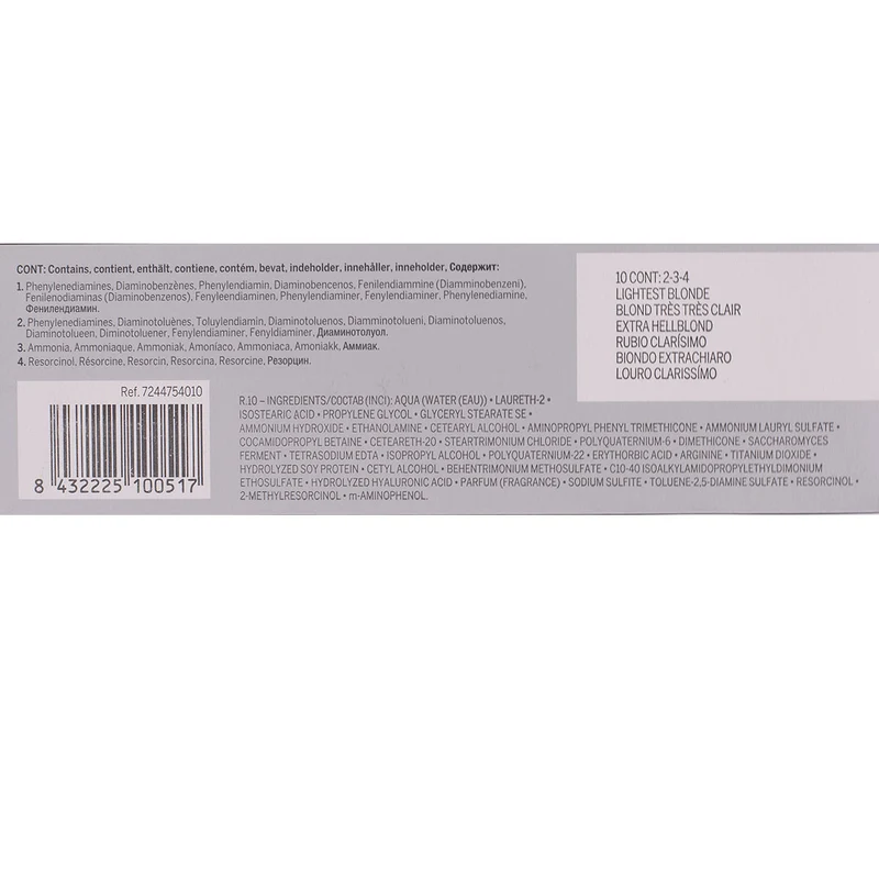 Revlon Professional Revlonissimo Colorcosmetique Anti-Age 10 Lightest Blonde 60ml - colorazione permanente