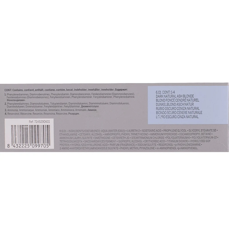 Revlon Professional Revlonissimo Colorcosmetique 6.01 Dark Natural Ash Blonde 60ml - colorazione permanente