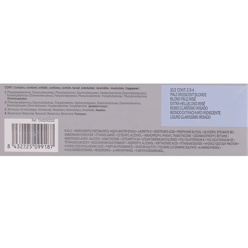 Revlon Professional Revlonissimo Colorcosmetique 10.2 Pale Iridescent Blonde 60ml - colorazione permanente