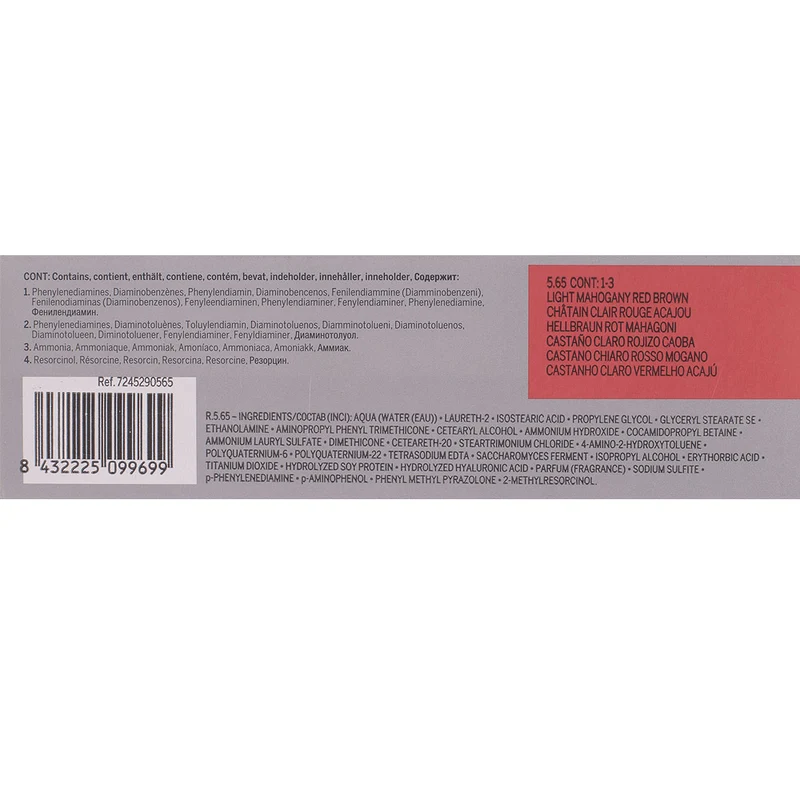 Revlon Professional Revlonissimo Colorcosmetique 5.65 Light Mahogany Red Brown 60ml - colorazione permanente
