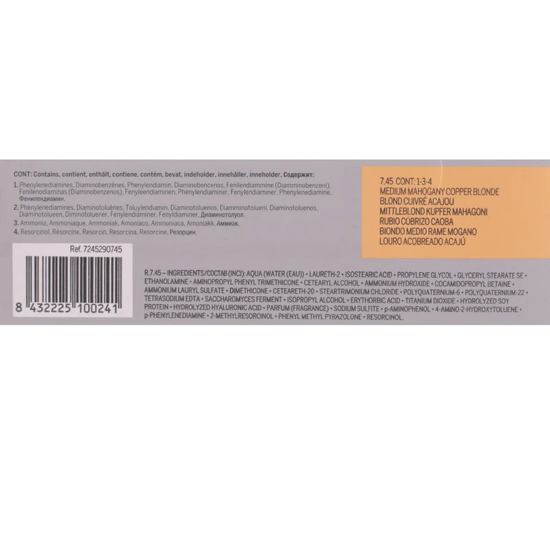 Revlon Professional Revlonissimo Colorcosmetique 7.45 Medium Mahogany Copper Blonde 60ml - colorazione permanente