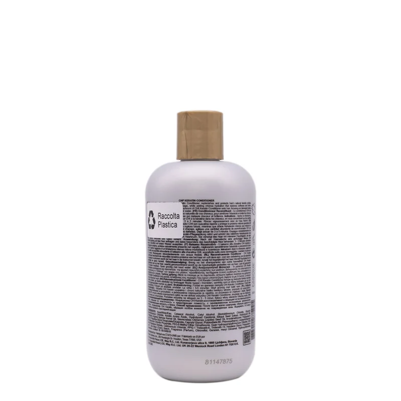CHI Keratin Conditioner 355ml - balsamo ristrutturante antricrespo capelli danneggiati