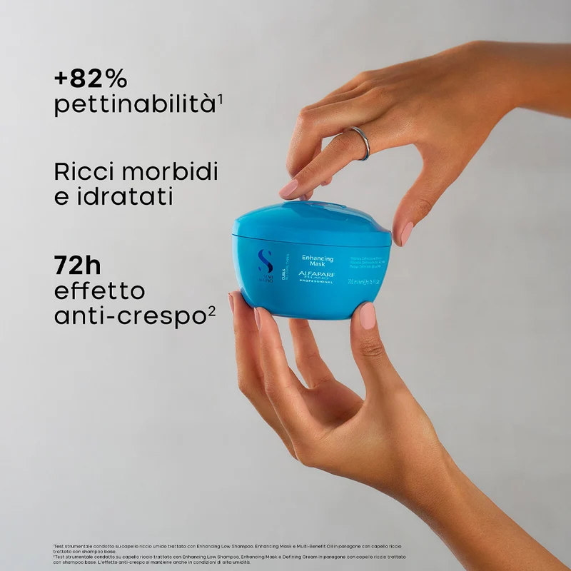 Alfaparf Milano Semi di Lino Curls Enhancing Mask 200ml - maschera capelli ricci