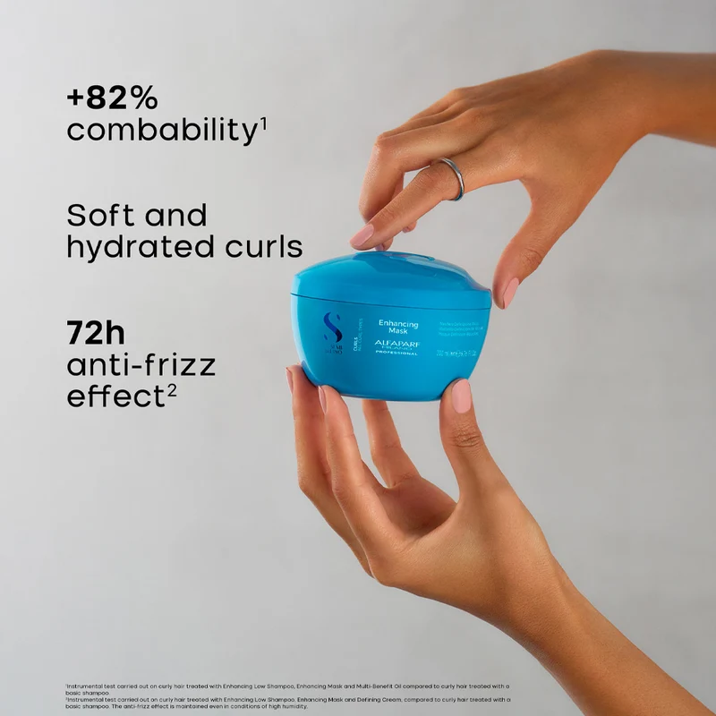 Alfaparf Milano Semi di Lino Curls Enhancing Mask 200ml - maschera capelli ricci