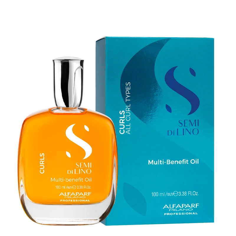 Alfaparf Milano Semi di Lino Curls Multi Benefit Oil 100ml - olio capelli ricci
