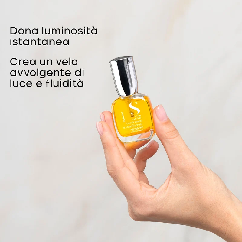 Alfaparf Milano Semi Di Lino Sublime Cristalli Liquidi Milano Vibes White Limited Edition 15ml - siero illuminante