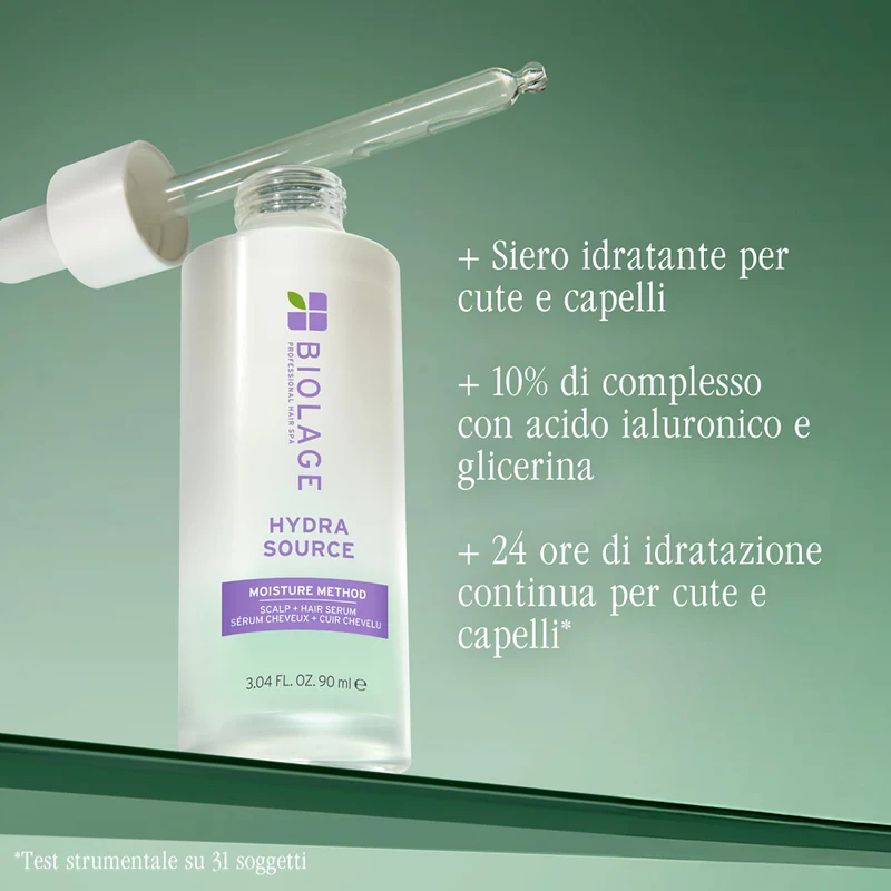 Biolage Professional Hair Spa Hydra Source Serum 90ml - siero idratante cuoio e capelli
