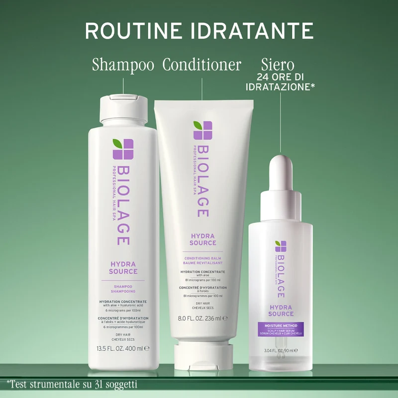 Biolage Professional Hair Spa Hydra Source Serum 90ml - siero idratante cuoio e capelli