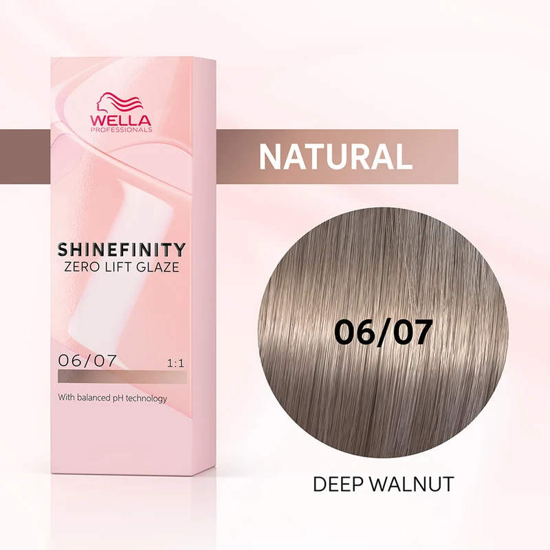 Wella Shinefinity Deep Walnut 06/07 Biondo Scuro Naturale Sabbia 60ml - colore demi-permanente