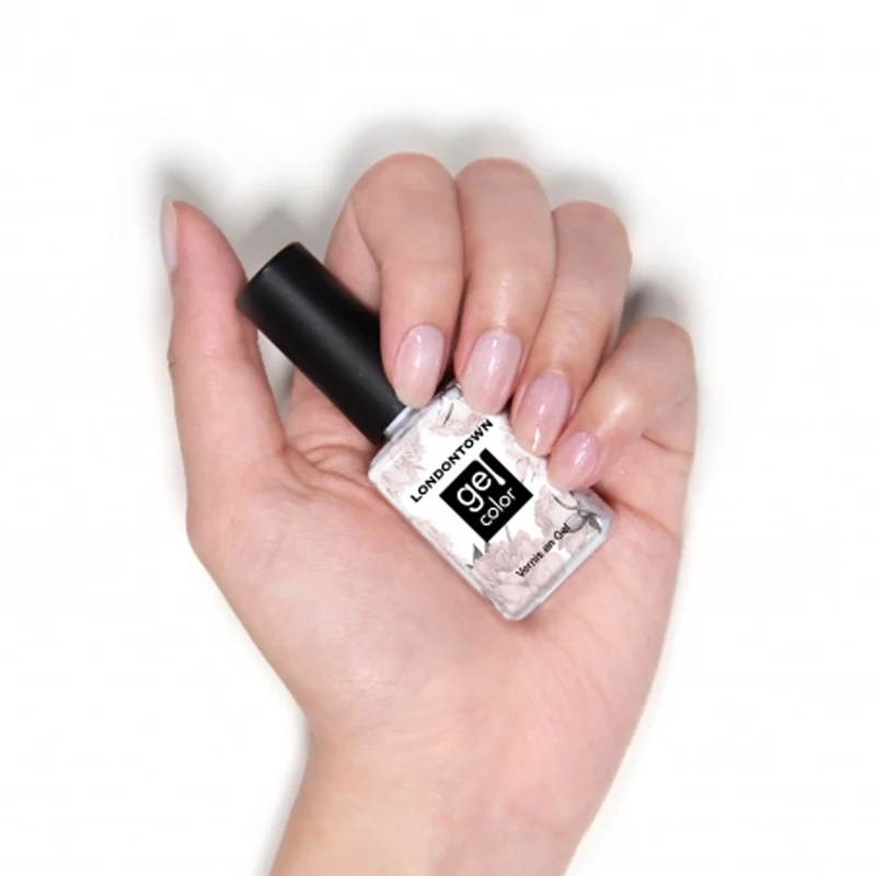 Londontown Gel Color Princess Awaits 12ml - smalto semipermanente bianco glitter