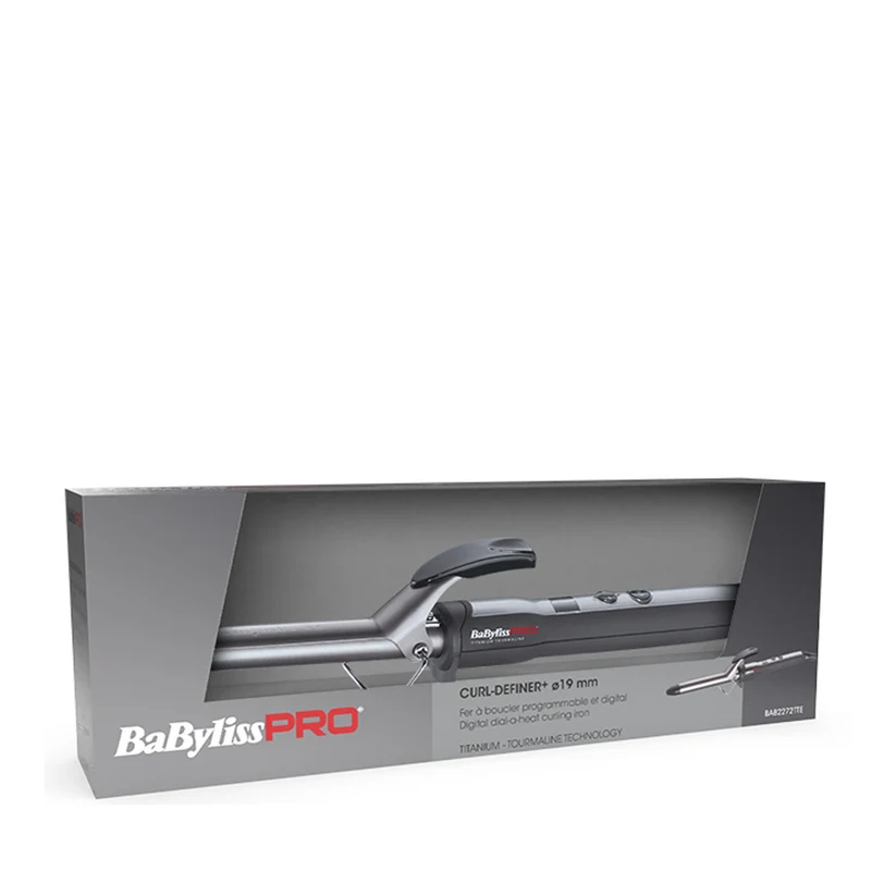 Babyliss Pro Ferro con Display in Titanium Tourmaline 19mm BAB2272TTE