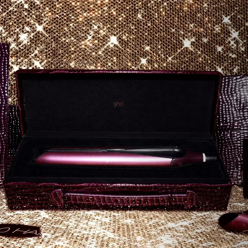 Ghd Chronos Cherry Chic – Piastra Professionale HD Motion-Responsive con Vanity Case (Edizione Limitata)