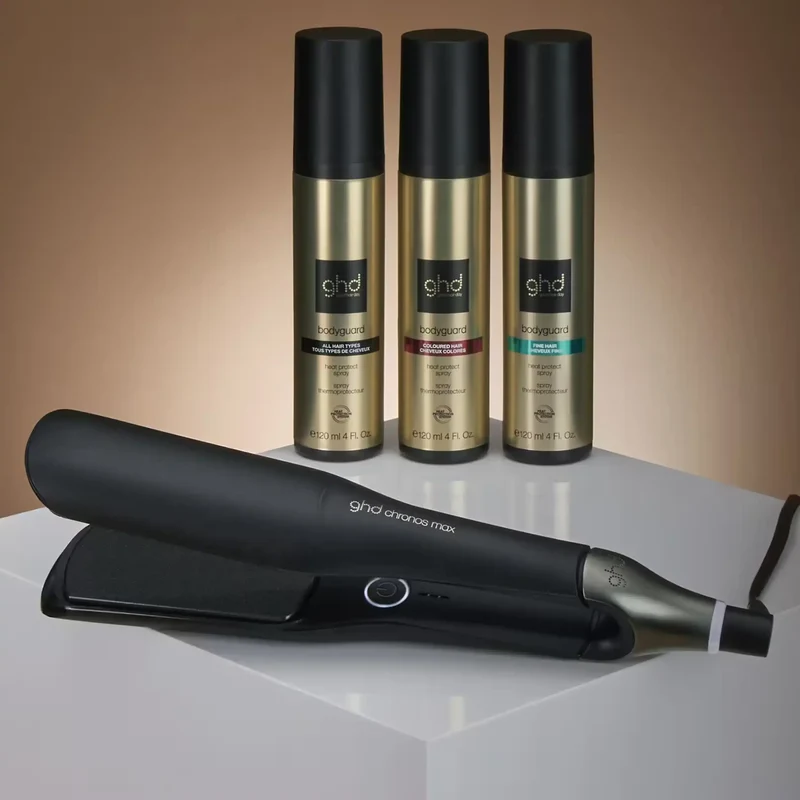 Nuova GHD Chronos Max Styler – Piastra Larga 43 mm Nera