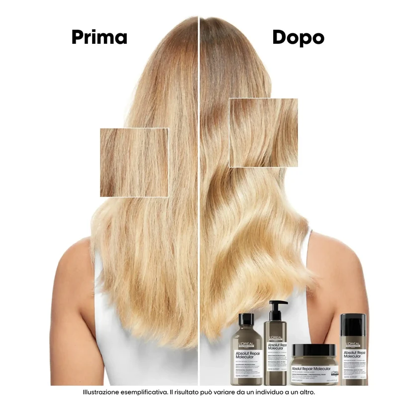 L’Oréal Professionnel Absolut Repair Molecular Maschera 250ml - Capelli Danneggiati