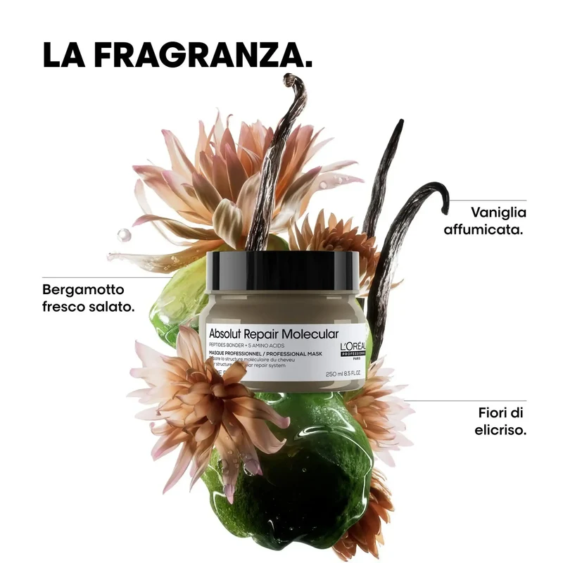 L’Oréal Professionnel Absolut Repair Molecular Maschera 250ml - Capelli Danneggiati