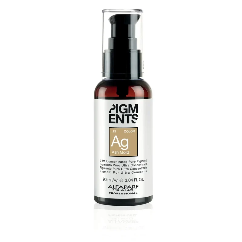 Alfaparf Pigments Ash Gold 90 ml – Pigmento beige-dorato ultra concentrato