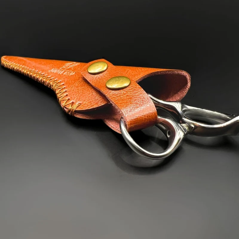 Juntetsu Premium Single Scissor Protector - Pelle cucita a mano