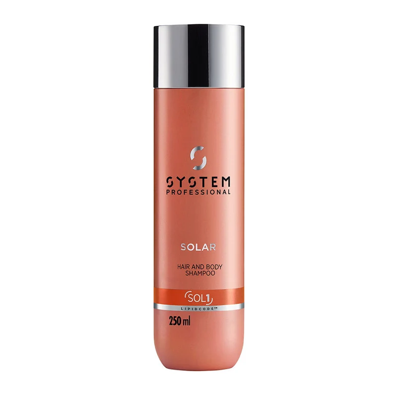 System Professional Solar Hair & Body Shampoo Sol1, 250ml - shampoo solare corpo e capelli
