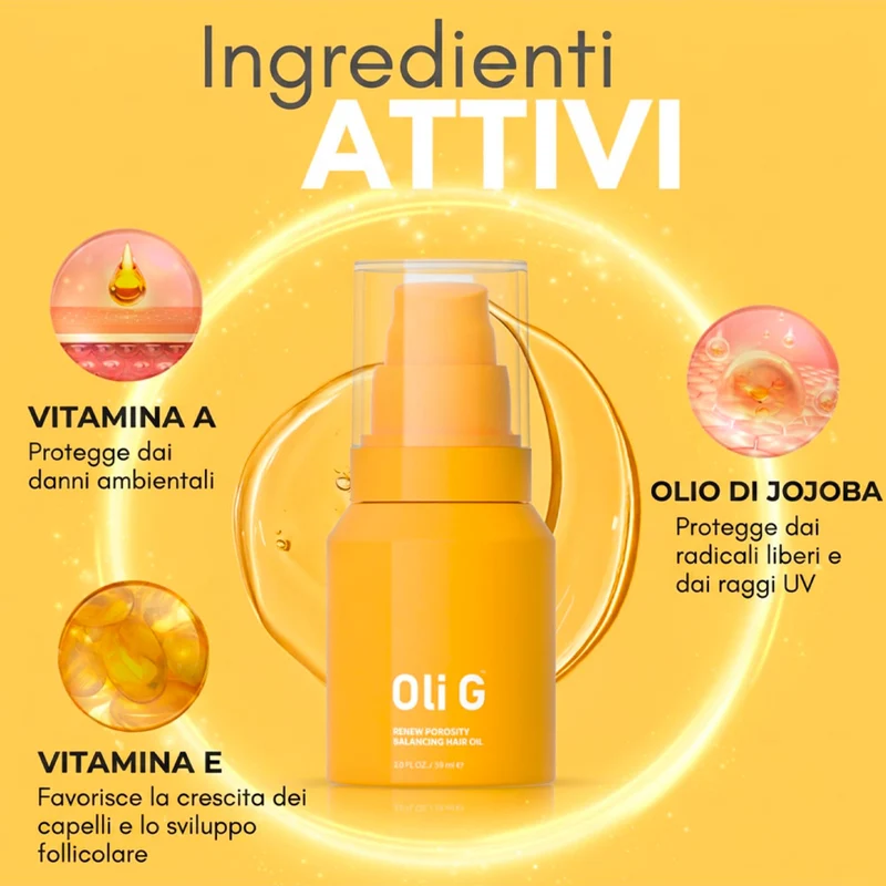 Oli G Atomic Renew Porosity Balancing Oil 59ml - olio correttore di porosità
