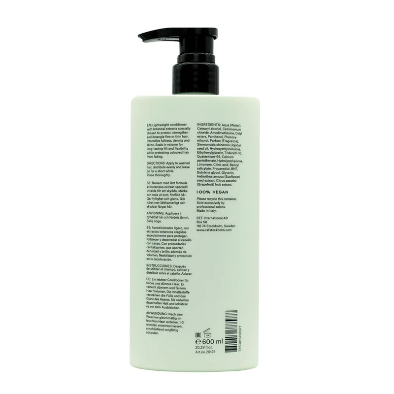 Stockholm Sweden Ref Weightless Volume Conditioner 600ml - balsamo volumizzante
