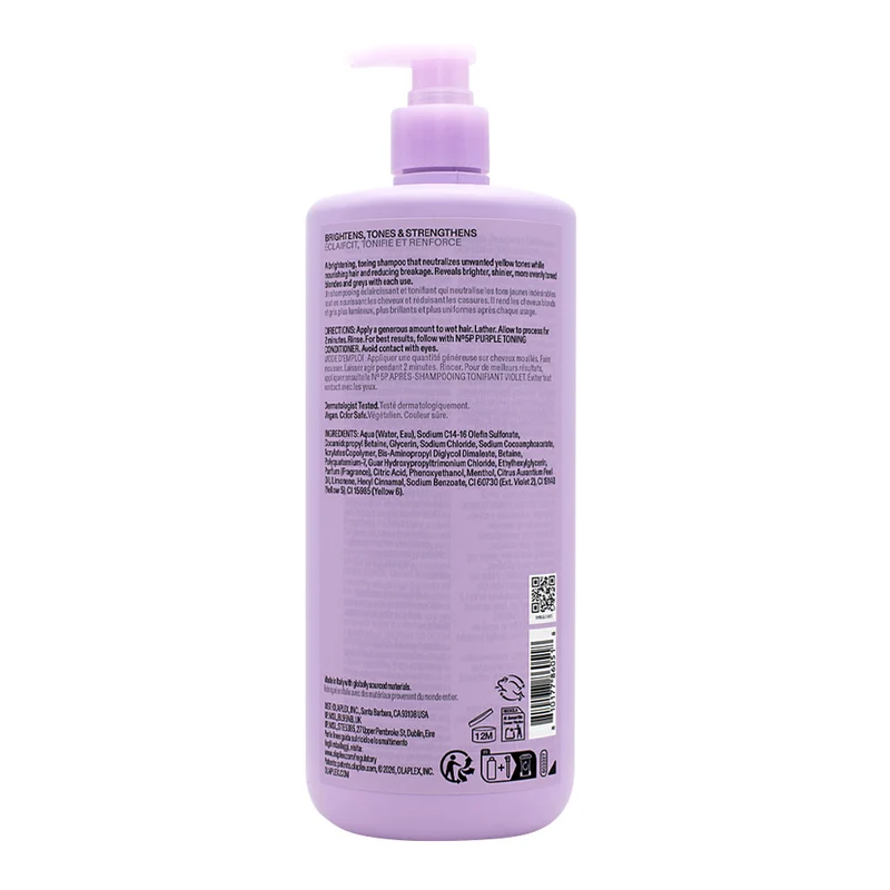 Olaplex N°4P Blonde Enhancer Purple Toning Shampoo 1000ml - shampoo tonalizzante capelli biondi