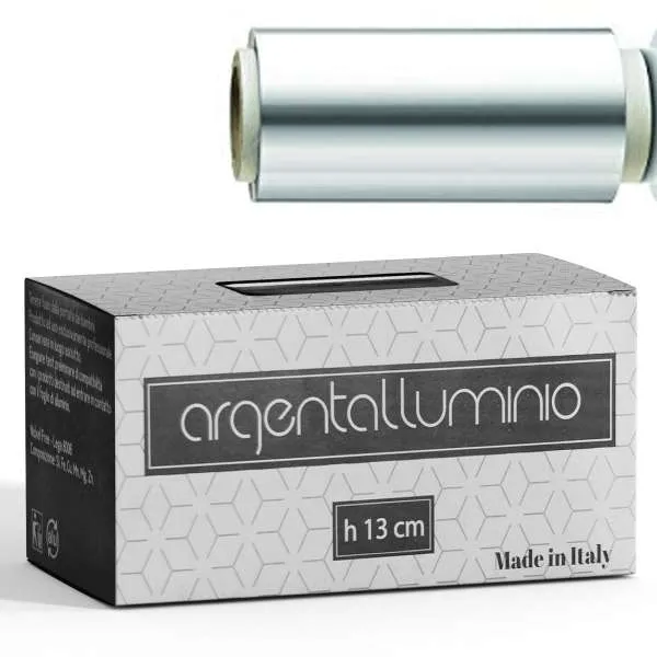 Stagnola rotolo 13cm ARGENTALLUMINIO