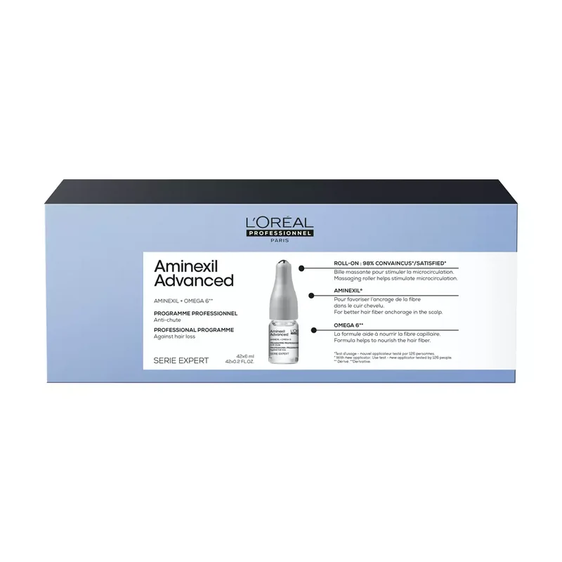 L'ORÉAL PROFESSIONNEL SERIE EXPERT SCALP AMINEXIL ADVANCED AMINEXIL + OMEGA 6 -10 FIALE DA 6ML