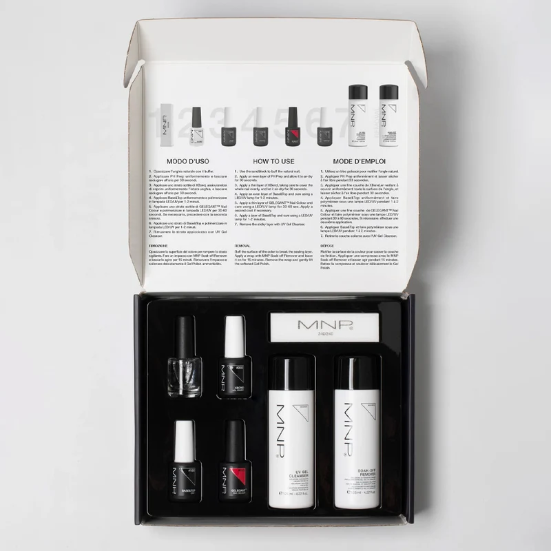 My Nail Pro MNP Gelegant Starter Kit Pure Red - cofanetto manicure semi