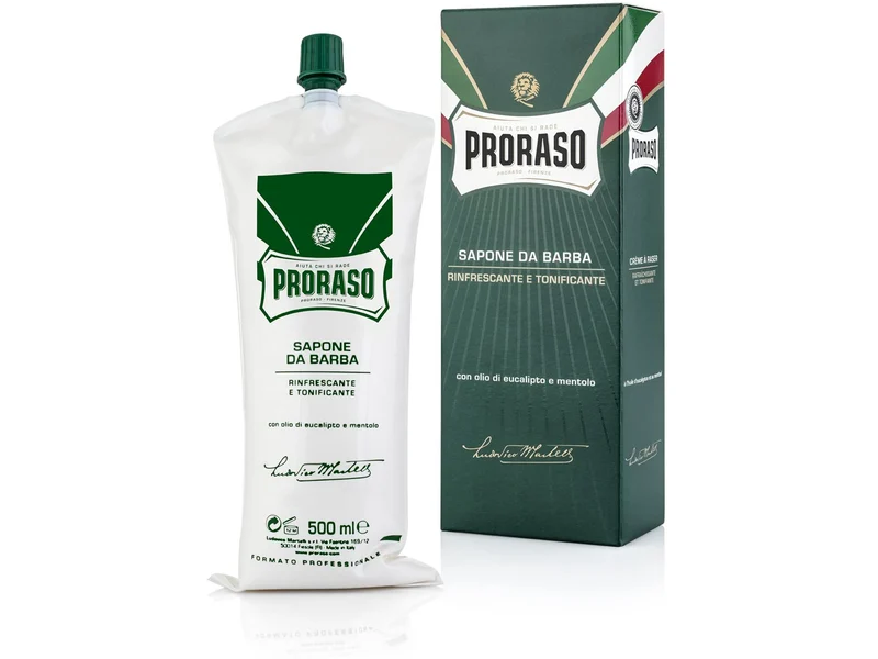Sapone da Barba 500 ml Rinfrescante Tonificante