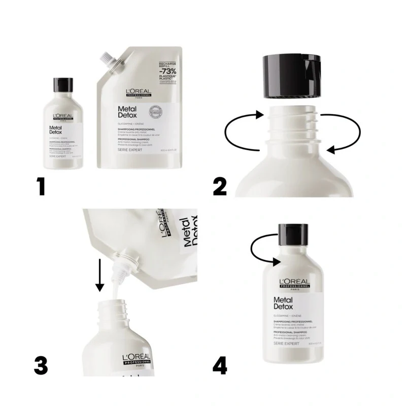 L'Oreal Professionnel - Serie Expert Metal Detox- shampoo ricarica 500 ml