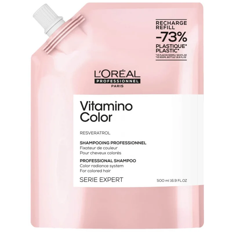 L'Oreal serie expert Shampoo vitamino color ricarica 500 ml
