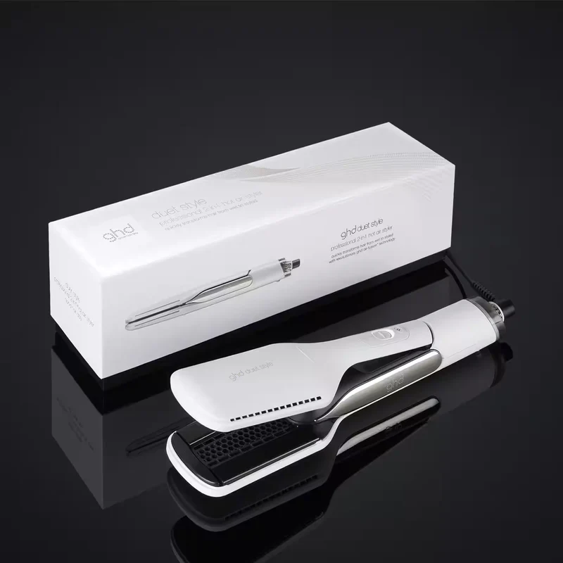 Ghd Duet Style Piastra Asciugacapelli 2 in 1 Bianca
