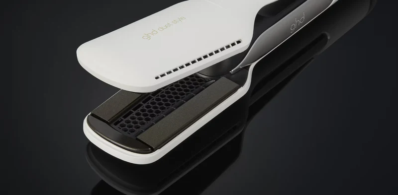 Ghd Duet Style Piastra Asciugacapelli 2 in 1 Bianca