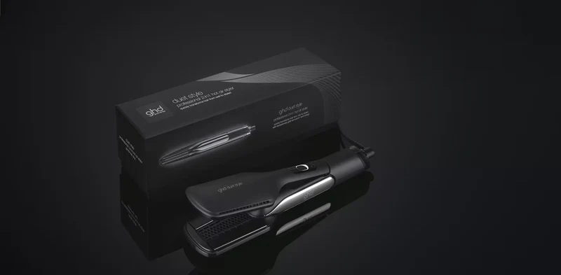 Ghd Duet Style Piastra Asciugacapelli 2 in 1 Nera